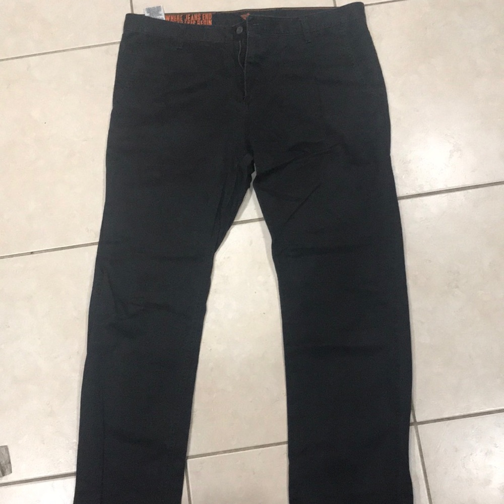 Dockers black khakis size 38x36